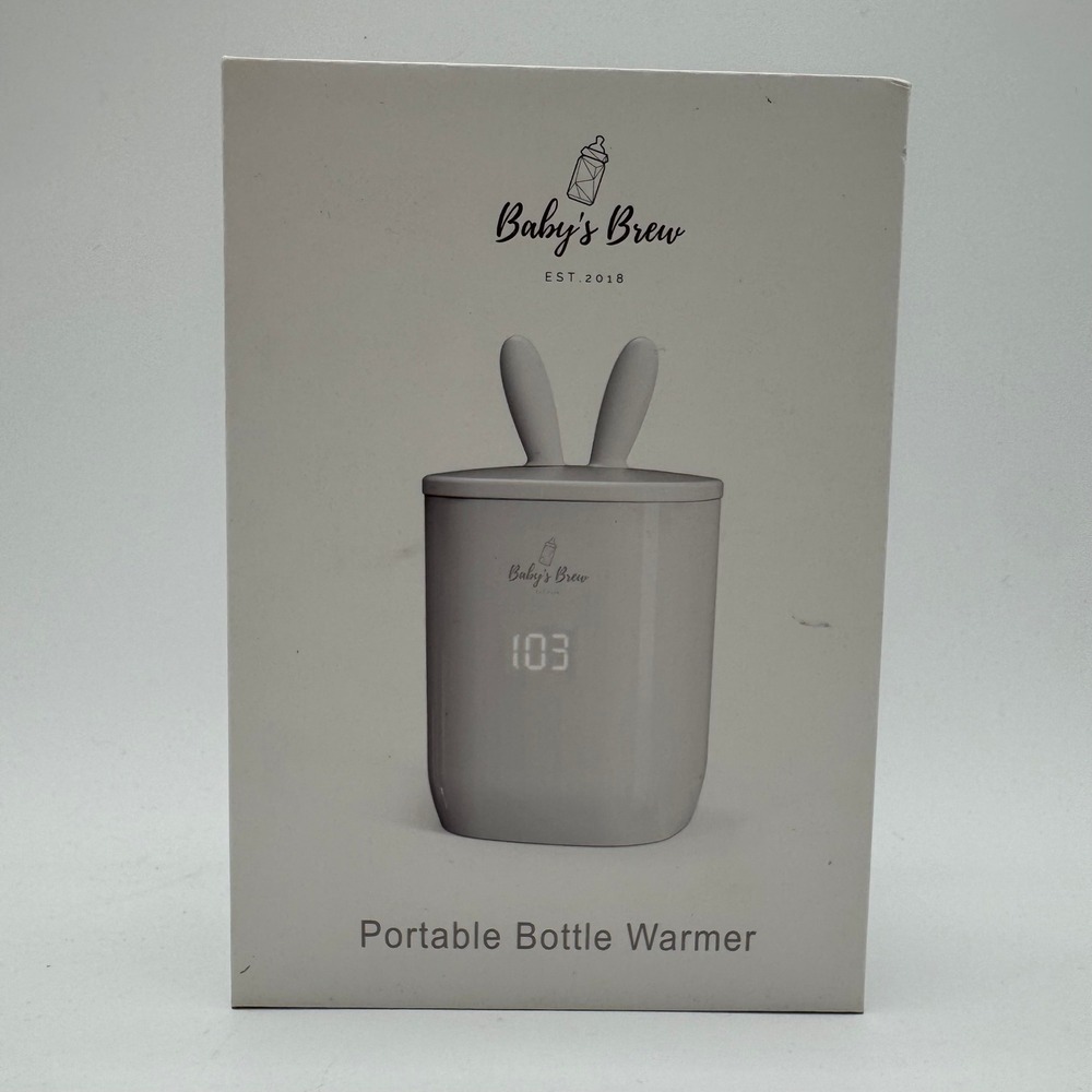 Baby's Brew Portable Bottle Warmer Rechargeable Travel Formula Warmer